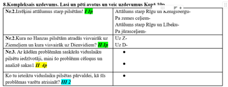 4. attēls. Kompleksā uzdevuma piemērs.