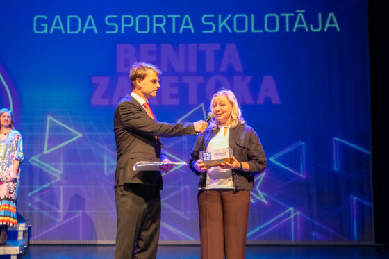 Ogres novada sporta un veselības gada pedagogs – Benita Zaretoka